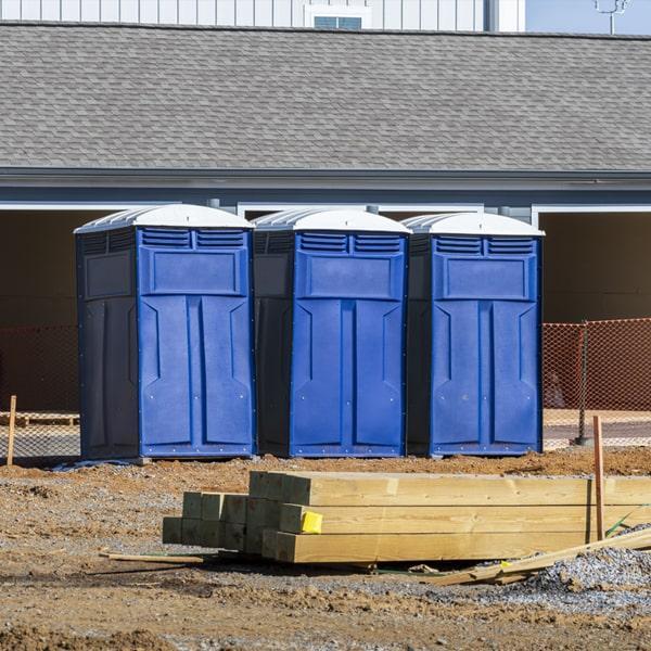 job site portable restrooms offers weekly cleaning and maintenance services for all of our portable toilets on work sites